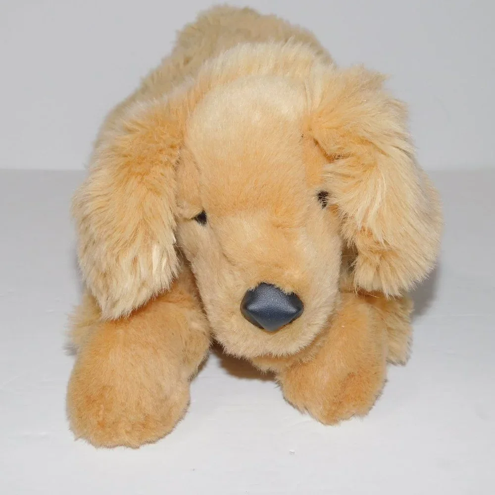 Folkmanis Golden Retriever Dog Puppy  Plush full body Hand Puppet - Picture 4 of 6